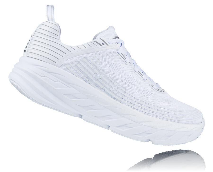 Chaussure Running Hoka One One Bondi 6 Homme - Blanche - QOF-294607